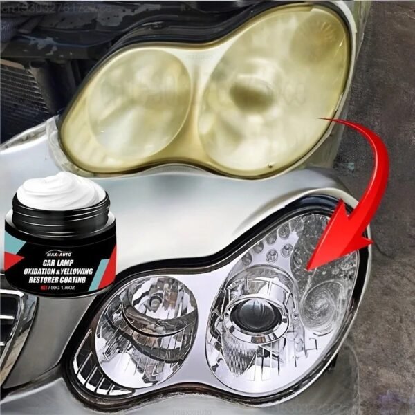 Car Headlight Restoration Polish — 50g