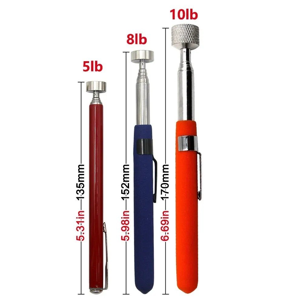 Telescopic Magnetic Pick Up Tool Long Reach Extendable Magnet