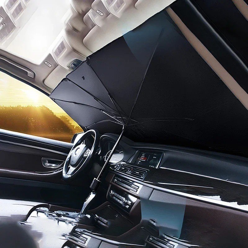 Car Windscreen Sun Shade Umbrella Foldable Car Sunshade Cover for