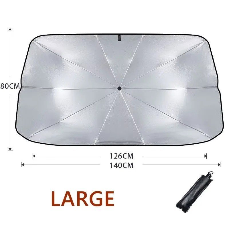 Car Windscreen Sun Shade Umbrella Foldable Car Sunshade Cover for