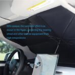 Car Windscreen Sun Shade Umbrella Foldable Car Sunshade Cover for