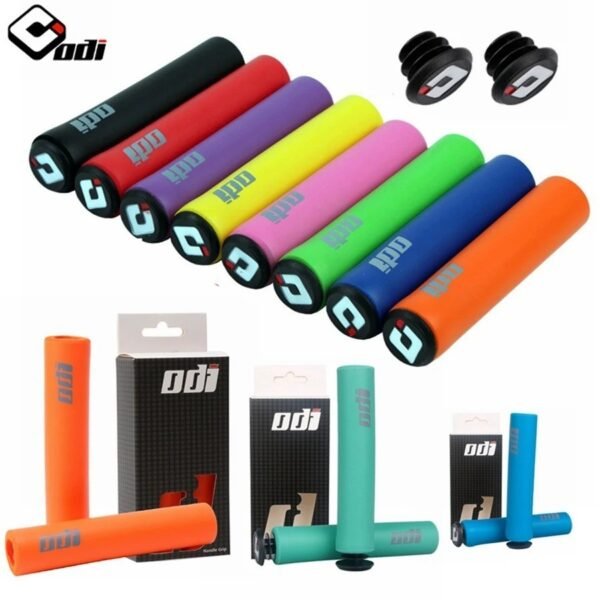 Longneck Slip On Ribbed Grips MTB BMX Dirt Jumping Scooters