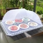 Kitchen Dining Table Foldable Food Mesh Cover Anti Fly Mosquito