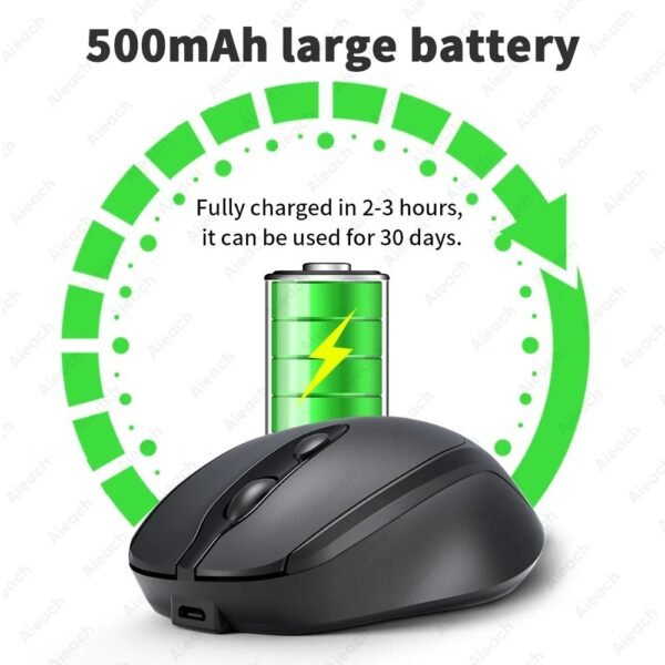 Rechargeable Wireless Mouse Silent USB Bluetooth Optical Mouse PC