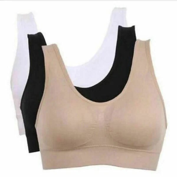 Womens Bra Seamless Comfort Comfy Shapewear Sports Stretch Crop