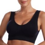 Womens Bra Seamless Comfort Comfy Shapewear Sports Stretch Crop