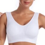 Womens Bra Seamless Comfort Comfy Shapewear Sports Stretch Crop