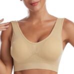 Womens Bra Seamless Comfort Comfy Shapewear Sports Stretch Crop
