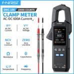 Clamp Meter 10000 Counts TRMS AC DC 600A Digital Multimeter USB