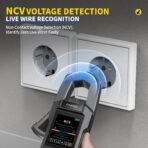 Clamp Meter 10000 Counts TRMS AC DC 600A Digital Multimeter USB