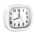 Acctim Hilda Analogue Alarm Clock Non Ticking Sweep Crescendo Alarm