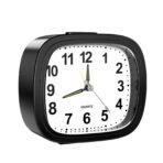Acctim Hilda Analogue Alarm Clock Non Ticking Sweep Crescendo Alarm