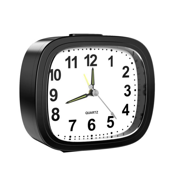 Acctim Hilda Analogue Alarm Clock Non Ticking Sweep Crescendo Alarm