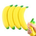Squishy Banana Toy Slow Rising Stress Relief Squeeze Fidget Fruit
