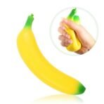 Squishy Banana Toy Slow Rising Stress Relief Squeeze Fidget Fruit