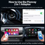 USB Wireless CarPlay Adapter For iPhone Apple Wireless Dongle