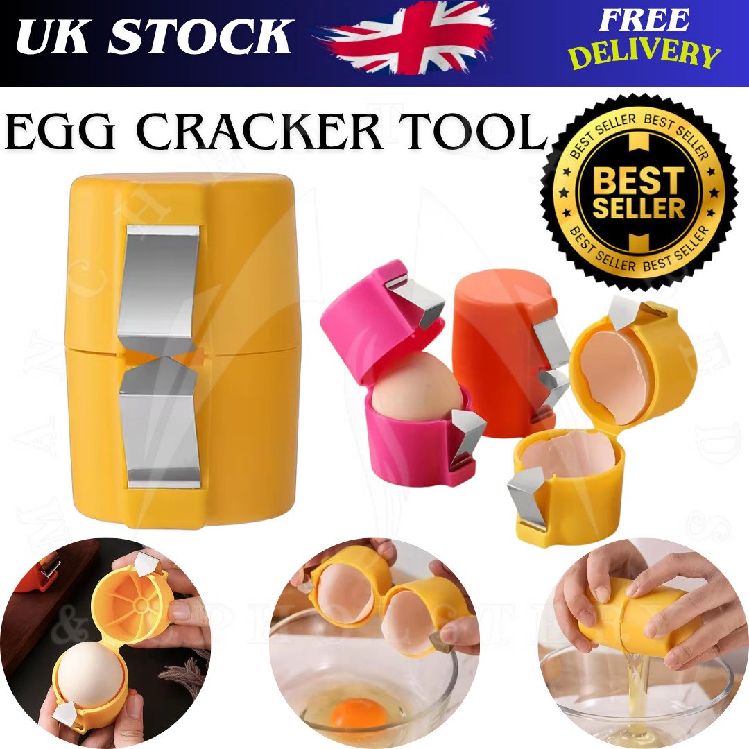 s-l1600-965.jpg 1x Egg Cracker Tool Egg Breaker Manual Shell Separator Opener