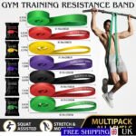 Heavy Duty Pull Up Resistance Bands Assisted Exercise Gym Fitness