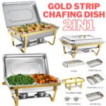 9.5L Chafing Dish Buffet Set Stainless Steel Food Warmer Banquets
